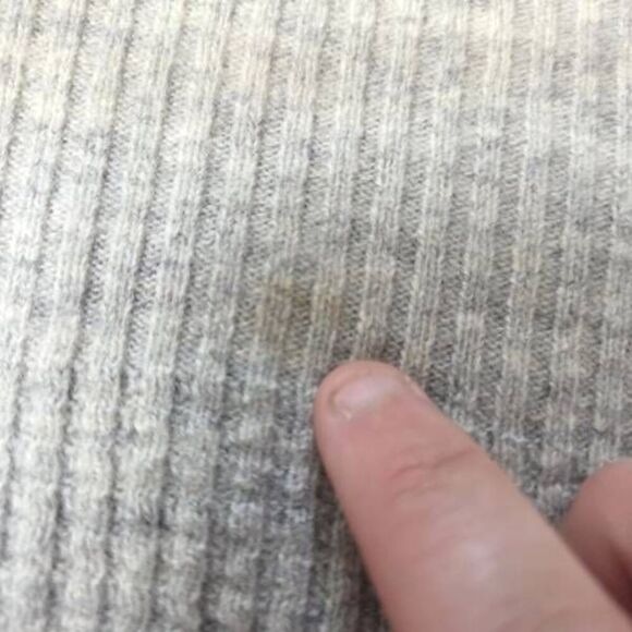 Hatch Maternity The Easy V Neck Sweater Cashmere Wool In Grey Sz P - Picture 6 of 6